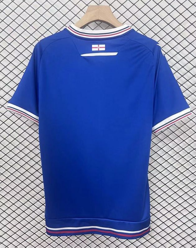 Fans Version 2025-2026 Linfield F.C. Home Soccer Jersey Football Shirt