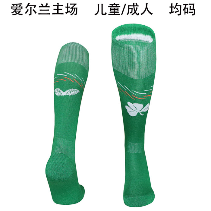 Youth/Adult 2025-2026 Ireland Home Soccer Socks Football Socks