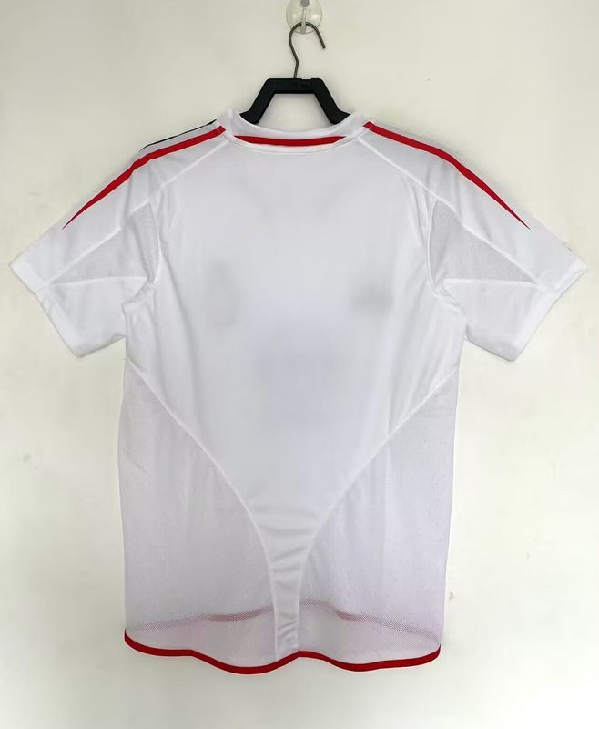 Retro Jersey 2004-2005 AC Milan Away White Soccer Jersey Vintage Football Shirt
