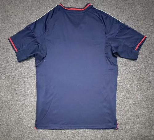 Fan Version 2025-2026 Lyon Away Dark Blue Soccer Jersey Olympique Lyonnais Football Shirt