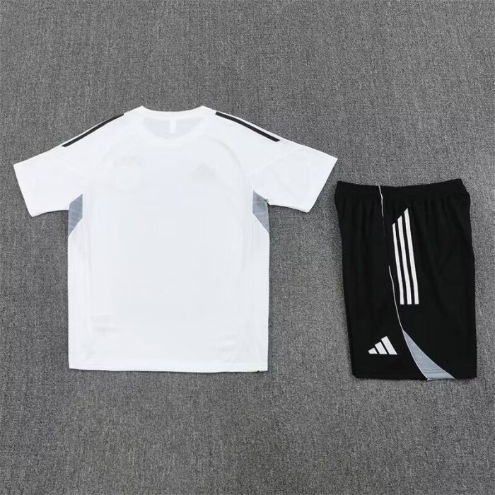 Adult Uniform 2025-2026 Germany White Soccer Training Jersey and Shorts Football Kits