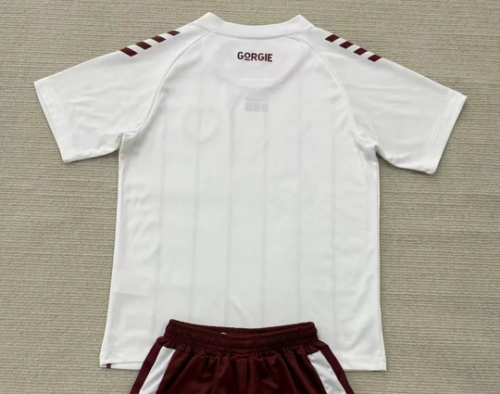 Fans Version 2025-2026 Heart of Midlothian Away White Soccer Jersey Football Shirt