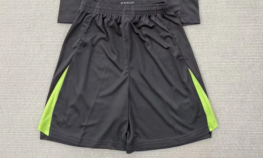 Fan Version 2025-2026 Benfica Black/Grey Goalkeeper Soccer Shorts Football Shorts