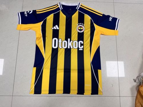 Fan Version 2025-2026 Fenerbahce Home Soccer Jersey Football Shirt