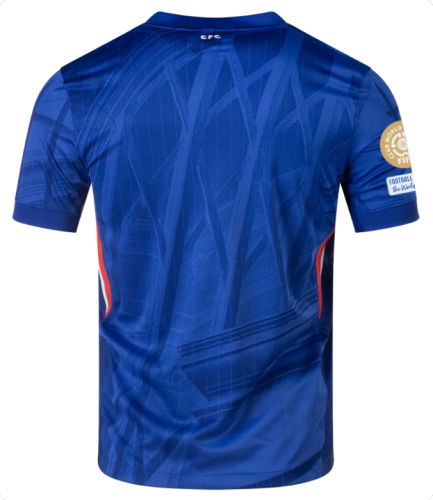 with Club World Cup Champions+Club World Cup+Football Unites the World FIFA Badge Player Version 2025-2026 Chelsea Home Soccer Jersey Football Shirt