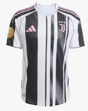 with Club World Cup Patch Maillot Juve Shirt Fans Version 2025-2026 Juventus McKENNIE 16 Home Soccer Jersey Football Shirt