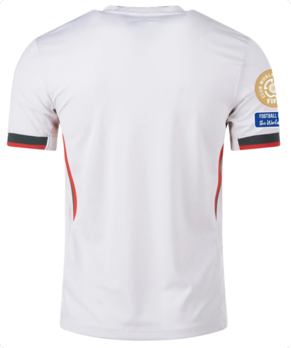 with Club World Cup Champions+Club World Cup+Football Unites the World FIFA Badge Player Version 2025-2026 Chelsea Away White Soccer Jersey Football Shirt