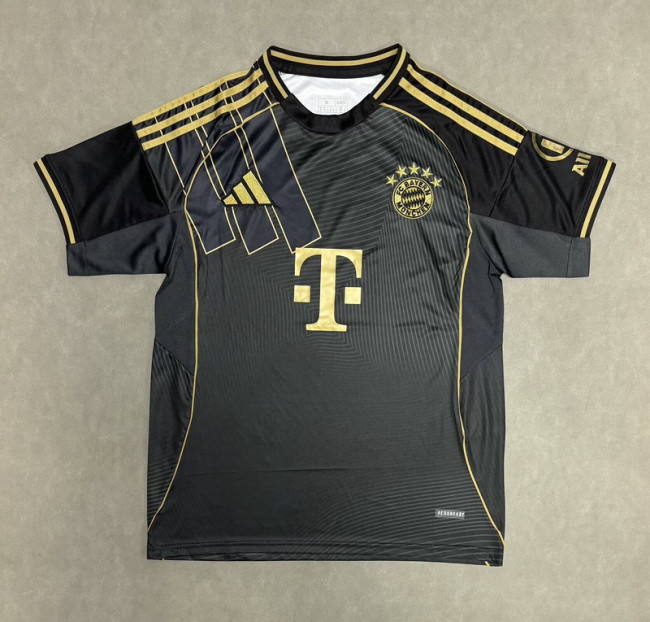 Fan Version 2025-2026 Bayern Munich Black Concept Version Soccer Jersey Bayern Munchen Football Shirt