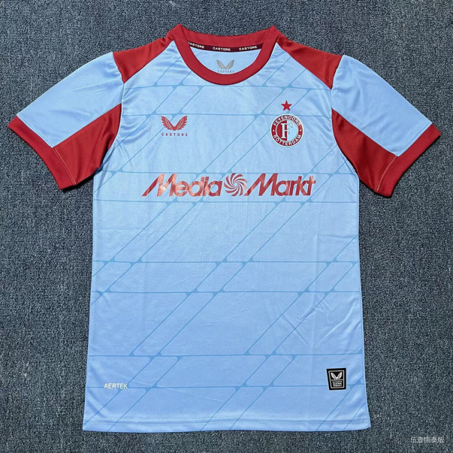 Fan Version 2025-2026 Feyenoord Rotterdam Away Soccer Jersey Football Shirt