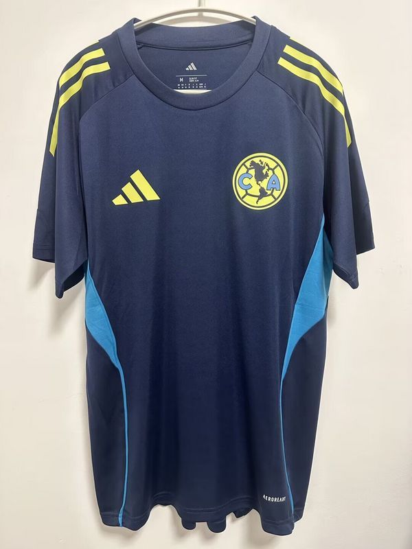 Fan Version 2025-2026 Club America Aguilas Dark Blue Soccer Jersey Football Shirt