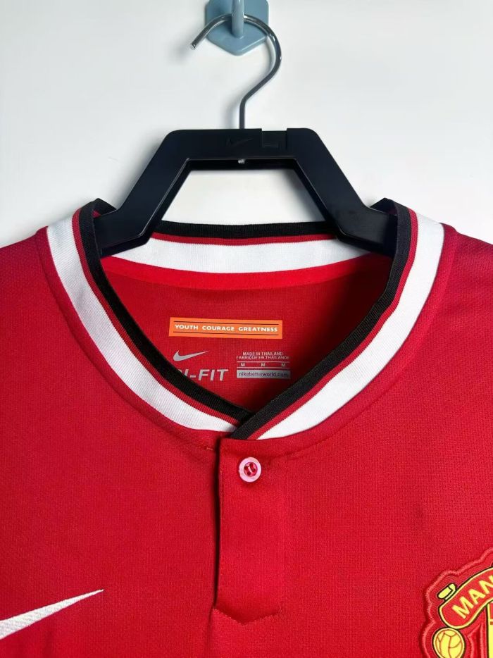Retro Jersey 2014-2015 Manchester United Home Soccer Jersey Vintage Football Shirt