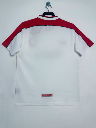 Retro Jersey 1998-1999 Liverpool Away White Soccer Jersey Vintage Football Shirt