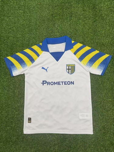 Fan Version 2025-2026 Parma Calcio Third Away White Soccer Jersey Football Shirt