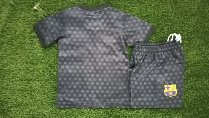 Youth Uniform Kids Kit 2025-2026 Barcelona Special Edition Soccer Jersey Shorts Child Football Set