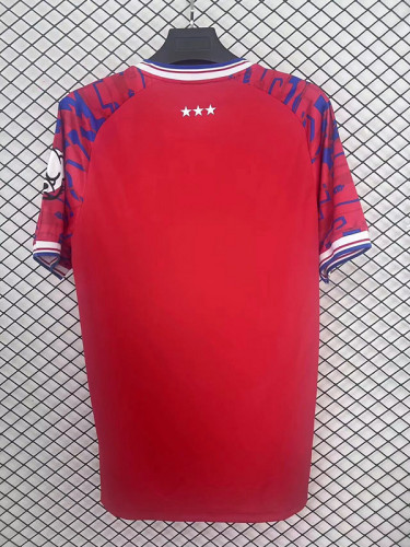 Fan Version 2024-2025 Ipswich Town Away Red Soccer Jersey Football Shirt
