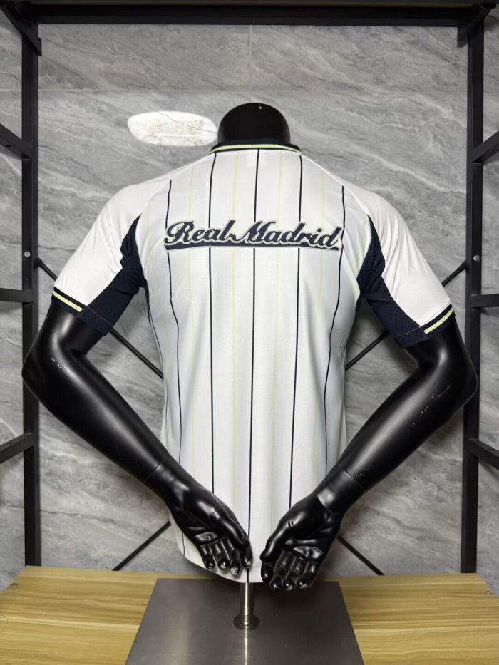 Player Version 2025-2026 Real Madrid USpack Baseball Jersey MLB Shirt