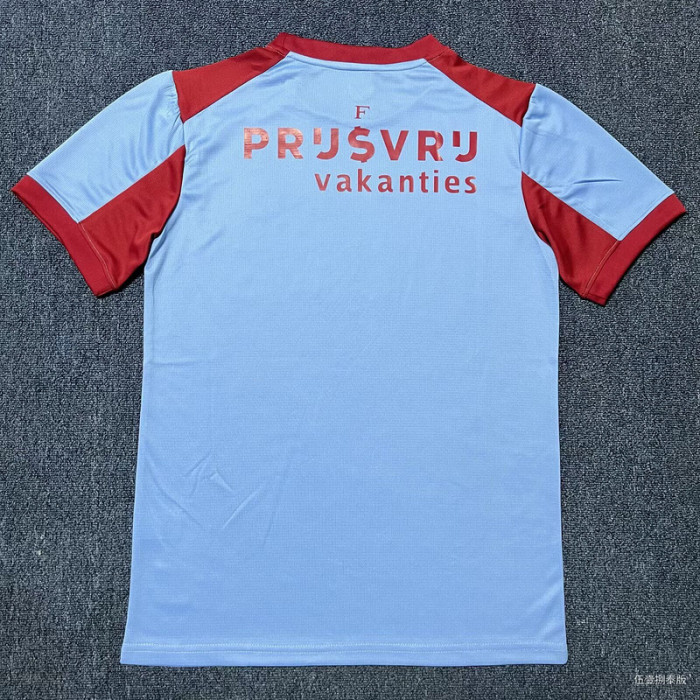 Fan Version 2025-2026 Feyenoord Rotterdam Away Soccer Jersey Football Shirt
