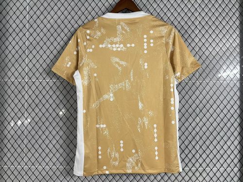 Fan Version 2025-2026 Pumas Gold Soccer Training Jersey Football Shirt