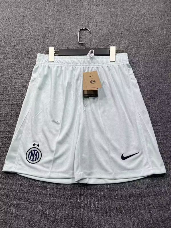 Fan Version 2025-2026 Atletico Madrid Away White Soccer Shorts Football Shorts