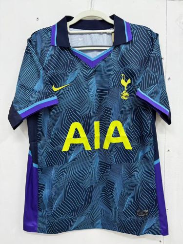 with Sponor Logo Fan Version 2025-2026 TOT Dark Blue Soccer Training Jersey Spurs Football Shirt