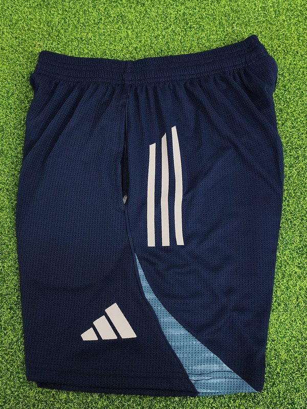 with Pocket Player Version 2025-2026 Arsenal Dark Blue Soccer Training Shorts Football Shorts