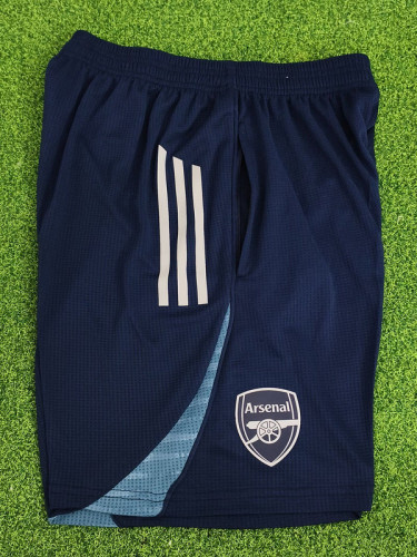 with Pocket Player Version 2025-2026 Arsenal Dark Blue Soccer Training Shorts Football Shorts