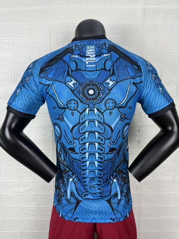 Player Version 2025-2026 Calcio Napoli Blue Special Edition Football Shirt Napoles Soccer Jersey