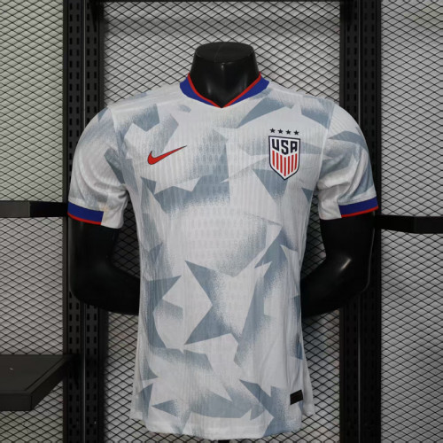 Player Version 2025 USA Home Soccer Jersey United States Football Shirt