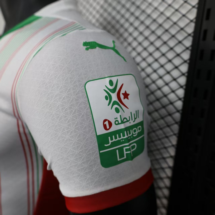 Player Version 2025-2026 USM Alger Home Soccer Jersey MCA Football Shirt