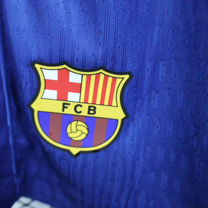 Player Version 2025-2026 Barcelona Home Soccer Shorts Football Shorts