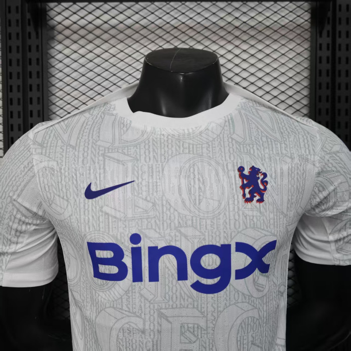 Player Version 2025-2026 Chelsea White Soccer Training Jersey Football Shirt