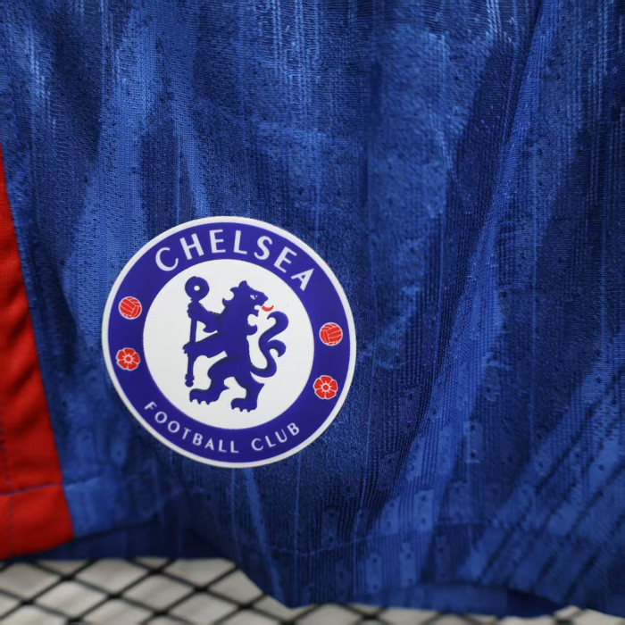 Player Version 2025-2026 Chelsea Home Soccer Shorts Football Shorts
