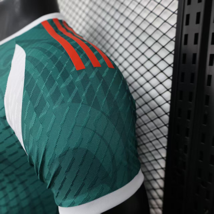 Player Version 2025 Mexico Green/White/Red Special Edition Soccer Jersey Football Shirt