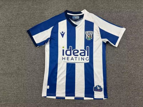 Fans Version 2025-2026 West Bromwich Albion Home Soccer Jersey Football Shirt