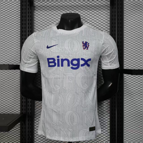 Player Version 2025-2026 Chelsea White Soccer Training Jersey Football Shirt