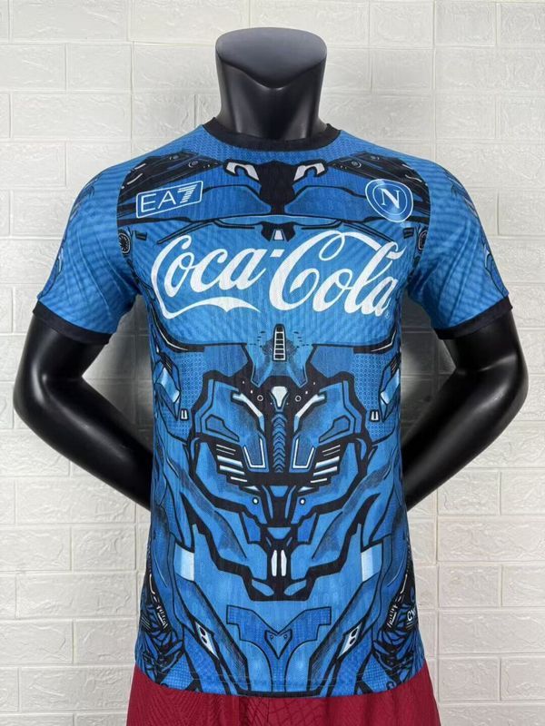 Player Version 2025-2026 Calcio Napoli Blue Special Edition Football Shirt Napoles Soccer Jersey