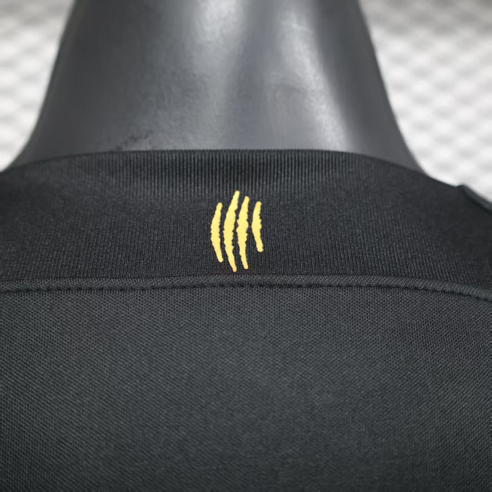 Player Version 2025-2026 Al-Ittihad Black/Gold Champions Anniversary Soccer Jersey Football Shirt