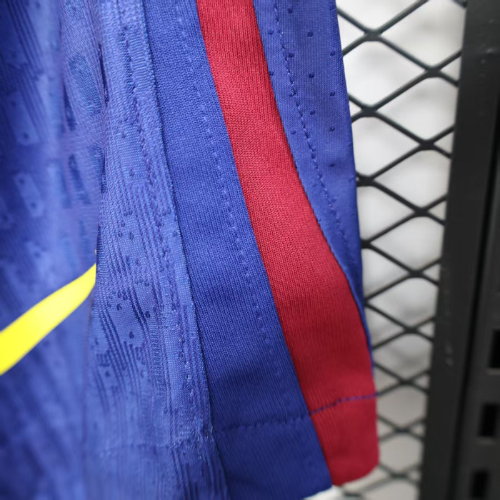 Player Version 2025-2026 Barcelona Home Soccer Shorts Football Shorts
