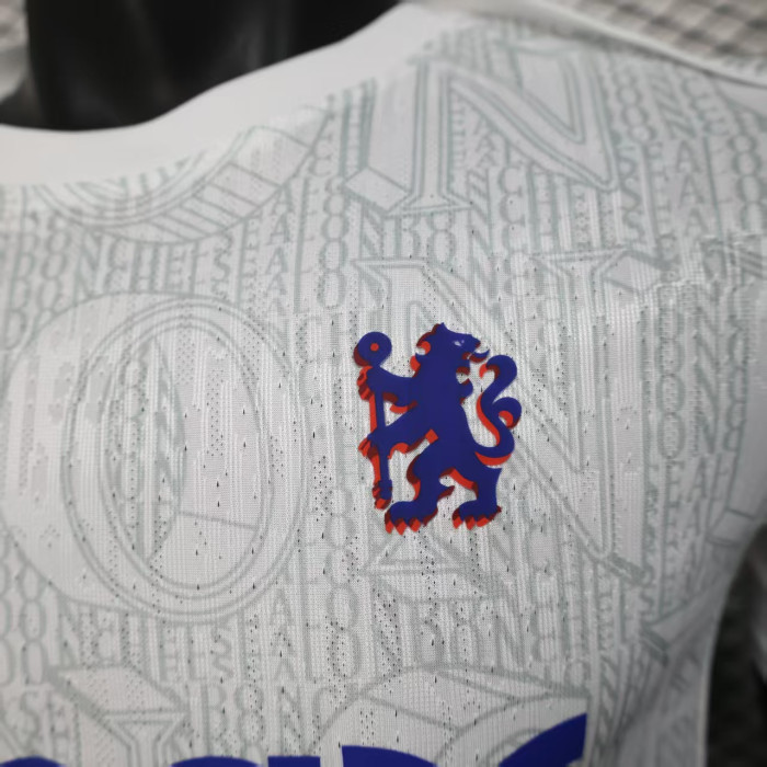 Player Version 2025-2026 Chelsea White Soccer Training Jersey Football Shirt