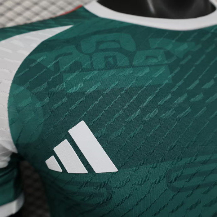 Player Version 2025 Mexico Green/White/Red Special Edition Soccer Jersey Football Shirt