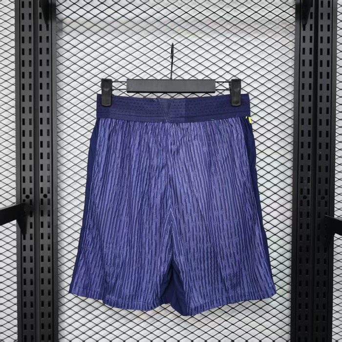 Player Version 2025-2026 Atletico Madrid Away Soccer Shorts Football Shorts
