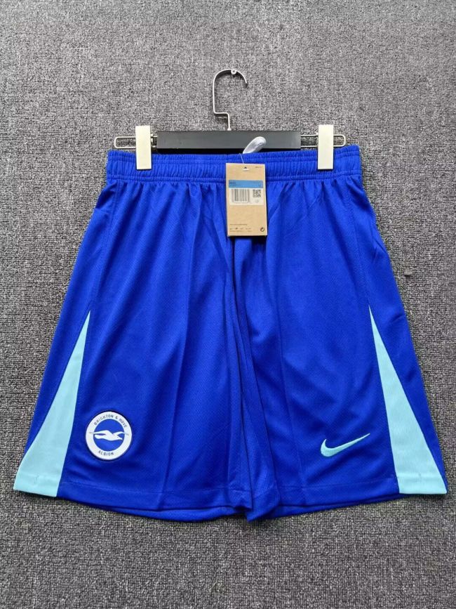 Fan Version 2025-2026 Brighton Home Soccer Shorts Football Shorts