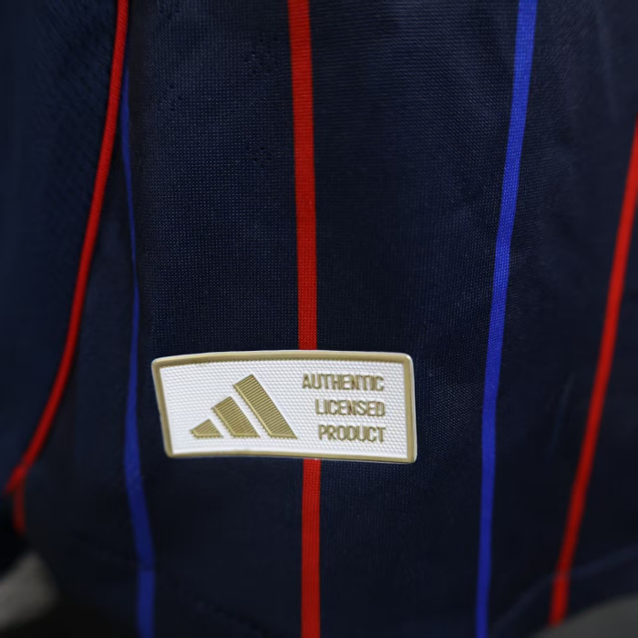 Player Version 2025-2026 Lyon Away Soccer Jersey Olympique Lyonnais Football Shirt