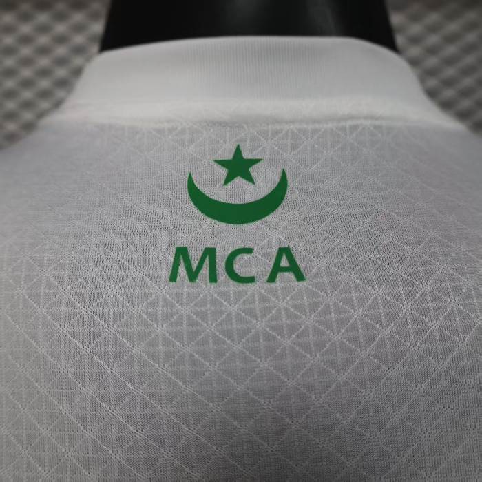 Player Version 2025-2026 USM Alger Home Soccer Jersey MCA Football Shirt