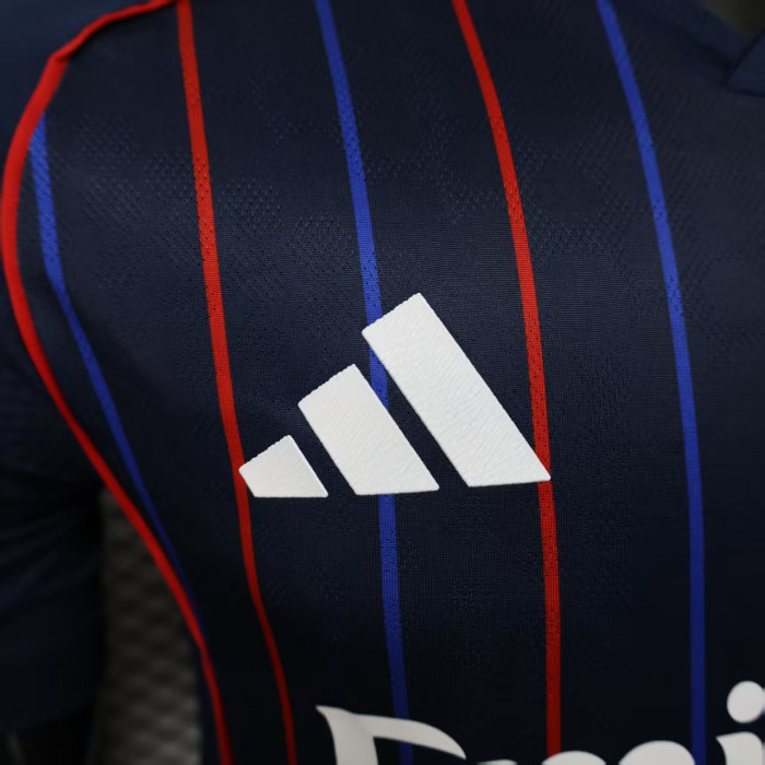 Player Version 2025-2026 Lyon Away Soccer Jersey Olympique Lyonnais Football Shirt