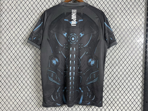 Fan Version 2025-2026 Calcio Napoli Black Football Shirt Napoles Soccer Training Jersey