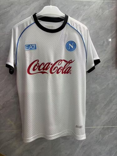 Fan Version 2025-2026 Calcio Napoli Grey Football Shirt Napoles Soccer Training Jersey