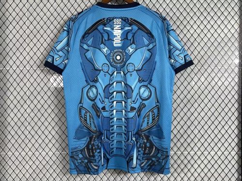 Fan Version 2025-2026 Calcio Napoli Blue Football Shirt Napoles Soccer Training Jersey