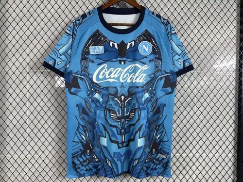 Fan Version 2025-2026 Calcio Napoli Blue Football Shirt Napoles Soccer Training Jersey