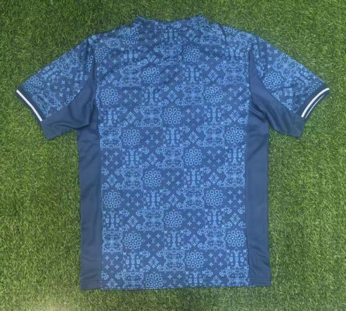 Fan Version 2025 Portugal Blue Soccer Training Jersey Football Shirt